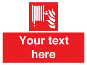 Custom Fire hose reel Sign